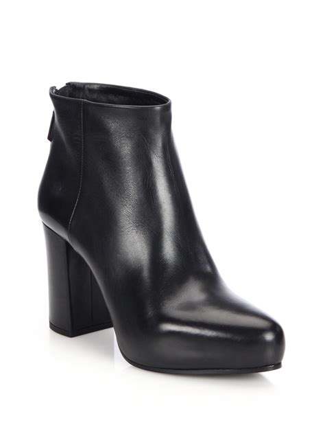 prada block heel ankle boots|Prada block heel bootie.